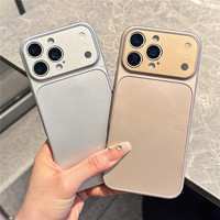 Coque de téléphone magnétique en PC dépoli pour iPhone 17 Pro Max, compatible avec les modèles 17, 16, 15, 14, 13 Pro Max, avec film de protection d'objectif en verre
