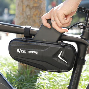 Bolsa Triangular para Cuadro de Bicicleta WEST BIKING, Reflectante, 1.5 L, Gran Espacio, Portátil, Impermeable, para Viajes - Product Image 5