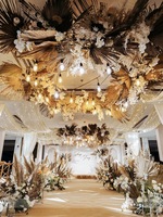 Pampas Fleurs Artificielles Décoration De Mariage Arche De Mariage Toile De Fond De Fête De Mariage