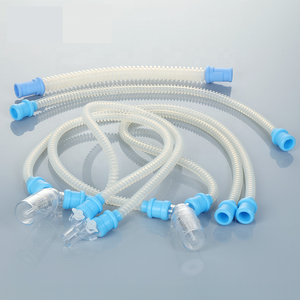 Circuito de respiración corrugado de tamaño adulto Material Eva Circuitos de respiración de silicio reutilizables - Product Image 5