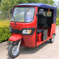 Tricycles Tricycles Électriques Bajaj Adulte 3 Roues, Taxi Ouvert Tuk Tuk Rickshaw avec Puissance Électrique 60v