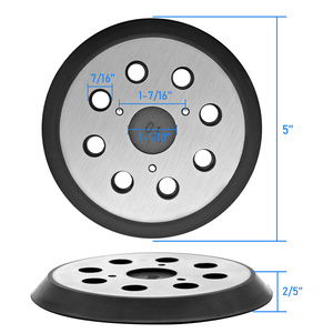 Professionele <span class=keywords><strong>10</strong></span> Stuks/1 Set Metalen Schuurpapier Schijf 5 <span class=keywords><strong>Inch</strong></span> 8 Gat Polijsten Pads Schuurmiddelen Voor Willekeurige Baan Schuurmachine