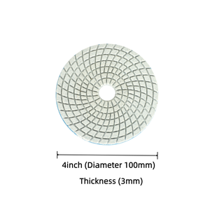 Taş Zemin Parlatıcıları için 3/4 İnç Islak Kullanımlı Elmas Parlatma Pedleri - Product Image 2