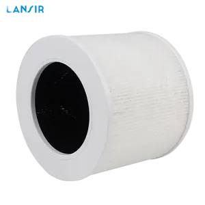 Lanmr filtro substituto h13 hepa, filtro personalizado 3 em 1 para purificador de ar levoit mini