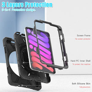 Funda Personalizada de Color Popular entre Niñas y Escuelas para <span class=keywords><strong>iPad</strong></span> <span class=keywords><strong>Mini</strong></span> 6 7 8.3 Pulgadas <span class=keywords><strong>2021</strong></span> con Correa para el Hombro - Product Image 3