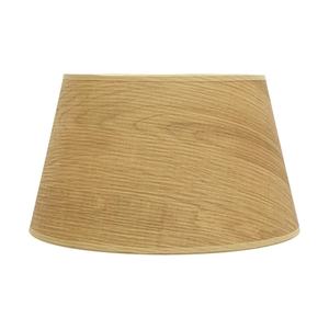 Lampada da tavolo E27, dimensioni 45x35x30 cm, design conico aperto in legno chiaro, ideale per decorare e illuminare gli spazi. - Product Image 1