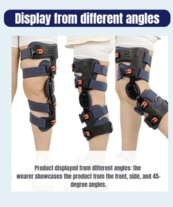 Scharnierende Orthopedische Knie Immobilisatiebeugel Zachte Medische Stabiliserende Beenbrace Voor Mannen Met Fractuurbescherming - Product Image 4