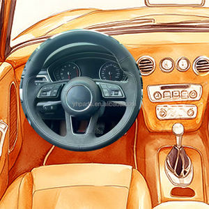 Coprivolante Cucito a Mano SF9 per Audi A3 S3 A5 S5 2016 A4 B9 Q7 2017-TT TTS - Product Image 1