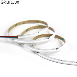 <b>RGB</b> COB LED Strip Side View Programmable RGBIC DC24V 630LEDs 8mm PCB 10Pixels Integrated IC for Jewelry Showcase - Product Image 2