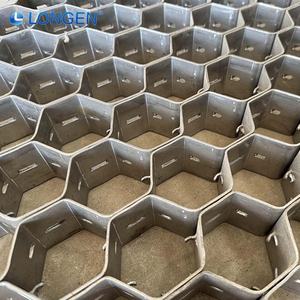 Rete Metallica Esagonale SS304H, Produttore di Rete Metallica a Guscio con Fori di Collegamento, Profondità 19MM per Condotti di Centrali Elettriche - Product Image 6