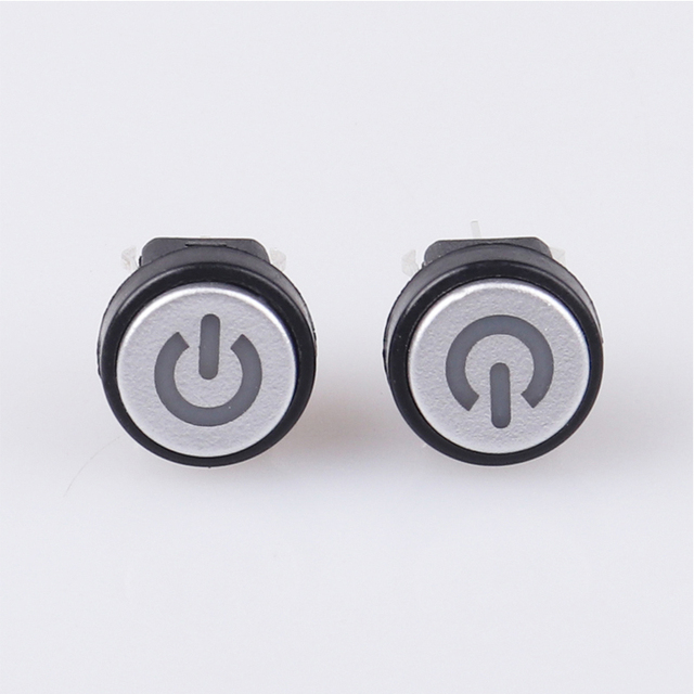 JC-L0643-8.4H Tact Switch With Led 12v Illuminated Tact Switch Light Tactile Switch With Cover