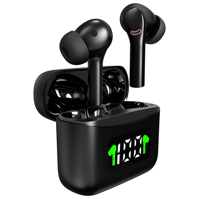 OEM Mini Wireless In-Ear ANC TWS Earbuds 5.3 for IPX5 Waterproof 25dB ANC 5hr Playtime Touch Control USB-C Charging-QC190
