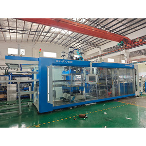 Máy tạo hình nhiệt tự động hoàn toàn cho khay trứng, khay thức ăn nhanh, tạo hình và đục lỗ bằng nhựa PVC, PET, PP - Product Image 1