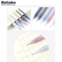 Crayon mécanique en plastique, Simple et mignon, 0.5mm, pour étudiants