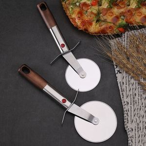 มีดตัดพิซซ่าสแตนเลสสำหรับครัว มีดตัดเค้กแบบลูกกลิ้ง - Product Image 2