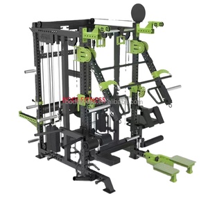 Station multifonctionnelle de musculation avec croisement de câbles, rack de squat, équipement de gym pour exercices de poitrine, machine Smith - Product Image 3