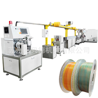 Ligne de production de filament d'imprimante 3D haute vitesse 40 kg/h, haute précision, tous matériaux PLA ABS PETG TPU, équipement d'extrusion