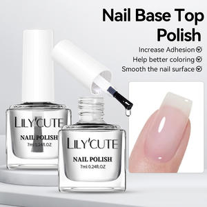 Vente en gros de vernis à ongles fonctionnels avec logo personnalisé, couche de finition artistique, couche de finition sans lavage, séchage à l'air, couche de protection, <span class=keywords><strong>gel</strong></span> de base et de finition, vernis à ongles - Product Image 1