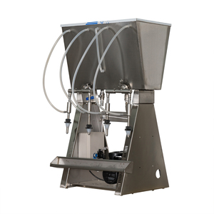 Machine de remplissage de liquides pneumatique semi-automatique haute précision 220V pour le vin, le sirop, le vinaigre, l'emballage de bouteilles en plastique - Product Image 6
