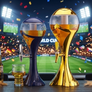 Customizable 3-Litre Ball-Shaped Beer Tower Popular Hotel Supplies for Bars Restaurants Commercial <strong>Drink</strong> <strong>Dispenser</strong> <strong>with</strong> Ice <strong>Tap</strong> - Product Image 4