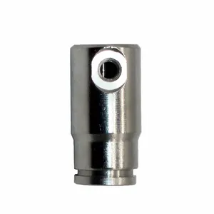 High Pressure Misting System Connector Brass with nickel Plating End Plug 1 Side Fog Nozzles