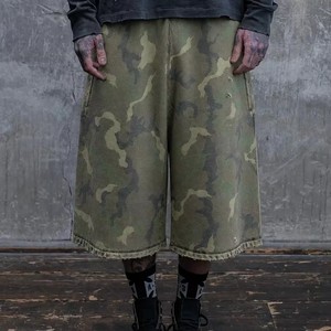 Custom Heavyweight 460gsm Sweat <b>Shorts</b> Men 100% COTTON HEAVY FLEECE Wholesale <b>Camo</b> <b>Shorts</b> OEM - Product Image 3