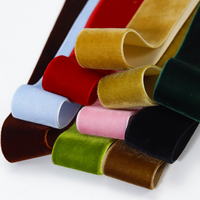 Ruban en velours de nylon imprimé sur une face, personnalisé, vente chaude, 25 yards/rouleau, 1 pouce, 118 couleurs, avec logo personnalisé pour l'emballage de cadeaux