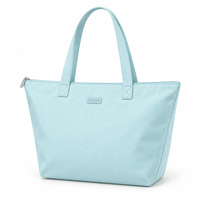 Sac fourre-tout personnalisé en tissu Oxford pour le travail, les voyages et le shopping, grande capacité avec fermeture éclair et longues poignées