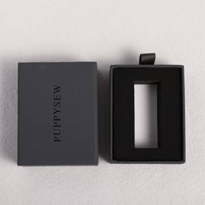 Cajas de Cartón para Joyería al por Mayor de 9x9cm, Cajas de Papel Deslizantes Verdes para Joyería, Cajas de Regalo con Logotipo Personalizado - Product Image 3