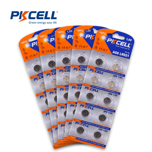 PKCELL Ag6小型1.5vウォッチボタンセル1.5vアルカリAg1ボタンセルバッテリー - Product Image 1