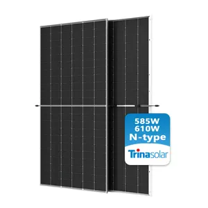 Topcon Trina N-Tipo 585 W - Painéis solares para uso doméstico Módulos fotovoltaicos 590 W 595 W Módulos fotovoltaicos para uso doméstico Tecnologia PERC Módulo solar Vertex