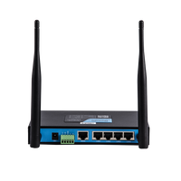 Routeurs WiFi industriels Bivocom série TR341 4G LTE/NB-IoT double SIM 5 ports Ethernet RJ45 300 Mbps avec GPS en option et protocole MQTT externe