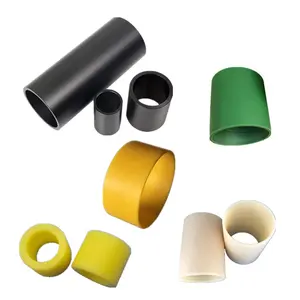 black MC nylon plastic Ball - resistant shaft sleeve bushing PA6 nylon tube PP PE roller Protective sleeve