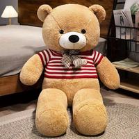 Peluche Ours Géant avec Nœud Papillon, Jouet en Peluche Personnalisé Anime, Jouets en Peluche pour Animaux de Compagnie, Fabricant de Peluches Économiques avec Service OEM/ODM Flexible