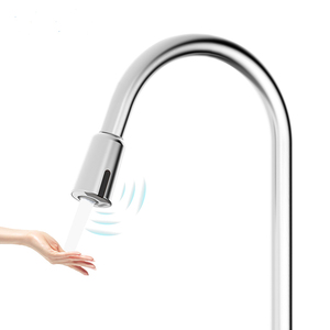Aérateur d'eau rechargeable HY-297-1C pour robinet de cuisine <span class=keywords><strong>extractible</strong></span>, finition chromée, bec de robinet à capteur automatique - Product Image 6
