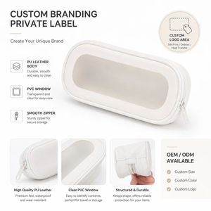 Trousse de Toilette de Voyage Personnalisable avec Logo, Organisateur Cosmétique Transparent, Rangement Maquillage et Soins de la Peau, Vente en Gros, Fournisseur d'Usine - Product Image 3