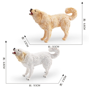 Modelo de <span class=keywords><strong>Perro</strong></span> Simulado, Juguetes Cognitivos para Niños, <span class=keywords><strong>Perro</strong></span> de Montaña Great Pyrenees, Adorno Decorativo - Product Image 5
