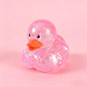 Nouveaux jouets à presser en forme de canard en maltose scintillante, à rebond lent, pour le soulagement du stress et le divertissement, jouets de fête en gros - Product Image 5