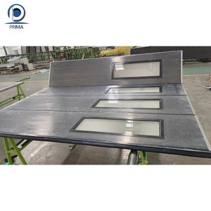 <span class=keywords><strong>Porte</strong></span> <span class=keywords><strong>de</strong></span> <span class=keywords><strong>garage</strong></span> sectionnelle en aluminium <span class=keywords><strong>de</strong></span> style moderne haut <span class=keywords><strong>de</strong></span> gamme Prima avec cadre <span class=keywords><strong>noir</strong></span> et verre trempé givré pour maison résidentielle - Product Image 5