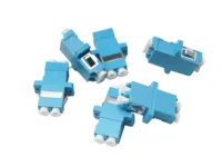 Acoplador de Fibra Óptica de Cerámica de Baja Pérdida, Monomodo (OS2/OS1), Azul DLC LC, de Alta Precisión Profesional para FTTH