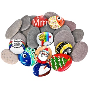 Pierre à <span class=keywords><strong>peindre</strong></span> grise écologique avec design créatif Pierre de peinture originale <span class=keywords><strong>galet</strong></span> de couleur - Product Image 2