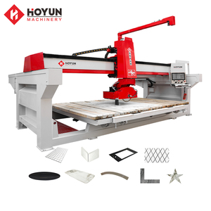 HOYUN 5 eksen CNC taş kesme makinası mermer granit 45 derece kesme delme makinesi satılık - Product Image 3