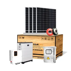 太阳能系统5Kw太阳能电池板系统家用电源5KW离网太阳能8kw 10kw