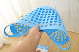 2924 PE Plastic <strong>Laundry</strong> <strong>Baskets</strong> <strong>Small</strong> One - Product Image 6