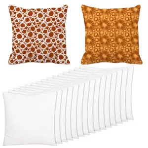 Taies d'oreiller blanches à sublimation Housses de coussin blanches Transfert de chaleur Housses d'oreiller personnalisées pour le bricolage