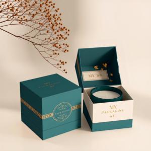 Caja Rígida Magnética de Lujo con Logotipo Personalizado, Caja de Regalo Plegable con Cierre Magnético para Velas, Joyería, Perfume, Embalaje de Cosméticos - Product Image 2