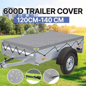 Housse de protection universelle pour remorque de camping-car 120-140 cm, tente de toit robuste, abri de remorque, auvent 600D imperméable et anti-poussière - Product Image 1