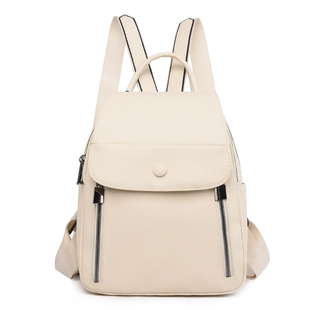 leather backpack women