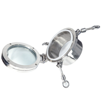 Tapa de Acceso Circular Sanitaria SS316L de Acero Inoxidable con Mirilla para Tanques de Cervecería