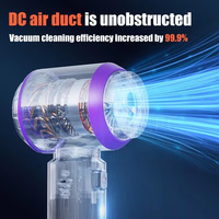 Aspirateur à main sans fil 16000Pa, aspirateur électrique portable multifonctionnel pour voiture avec souffleur d'air